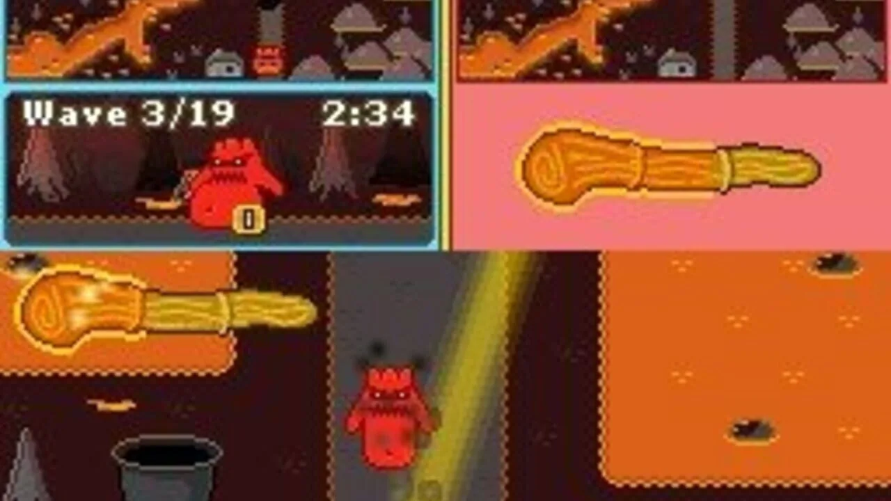 Ninjatown gameplay on Nintendo DS
