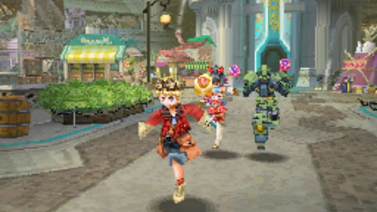 Phantasy Star 0 gameplay on Nintendo DS
