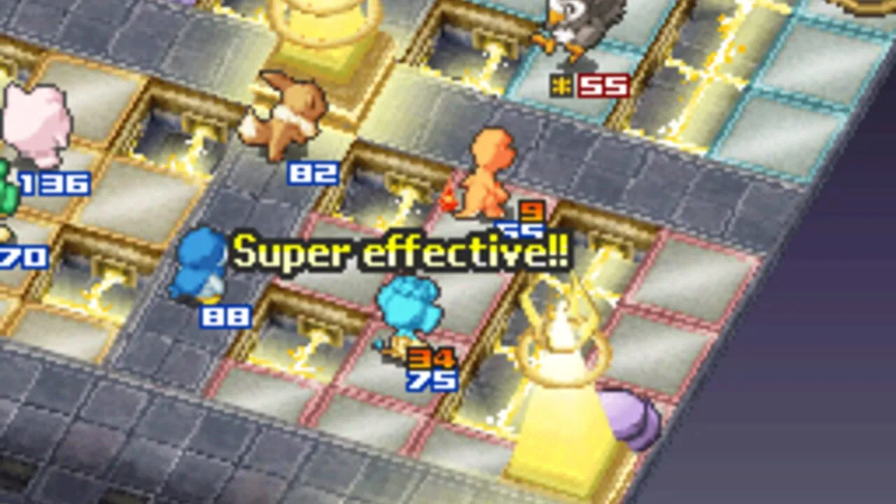 Pokémon Conquest gameplay on Nintendo DS