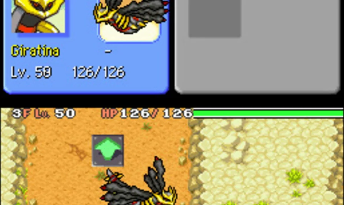 Pokémon Mystery Dungeon: Explorers of Sky gameplay on Nintendo DS