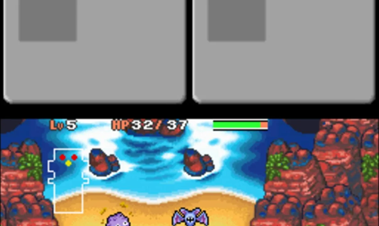 Pokémon Mystery Dungeon: Explorers of Time gameplay on Nintendo DS