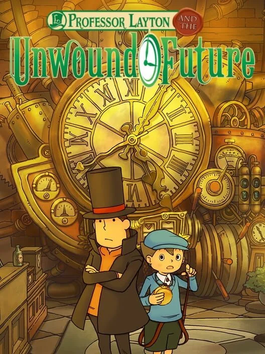 Professor Layton and the Unwound Future box art