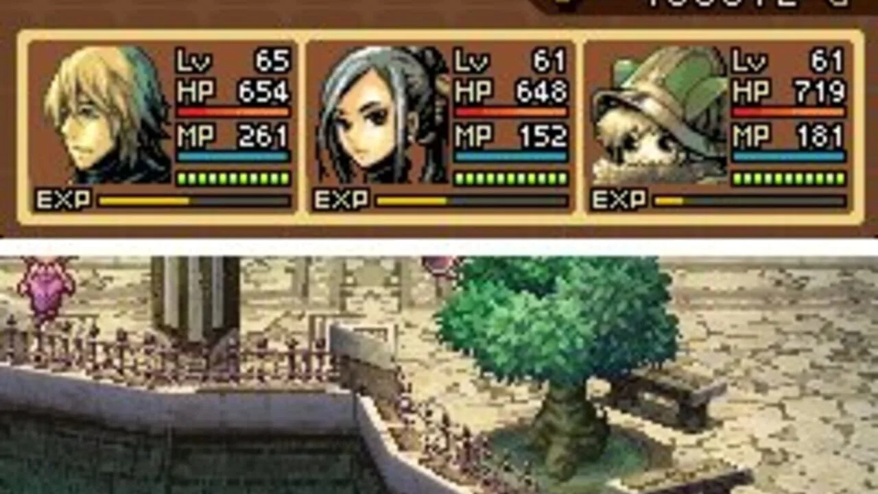 Radiant Historia gameplay on Nintendo DS