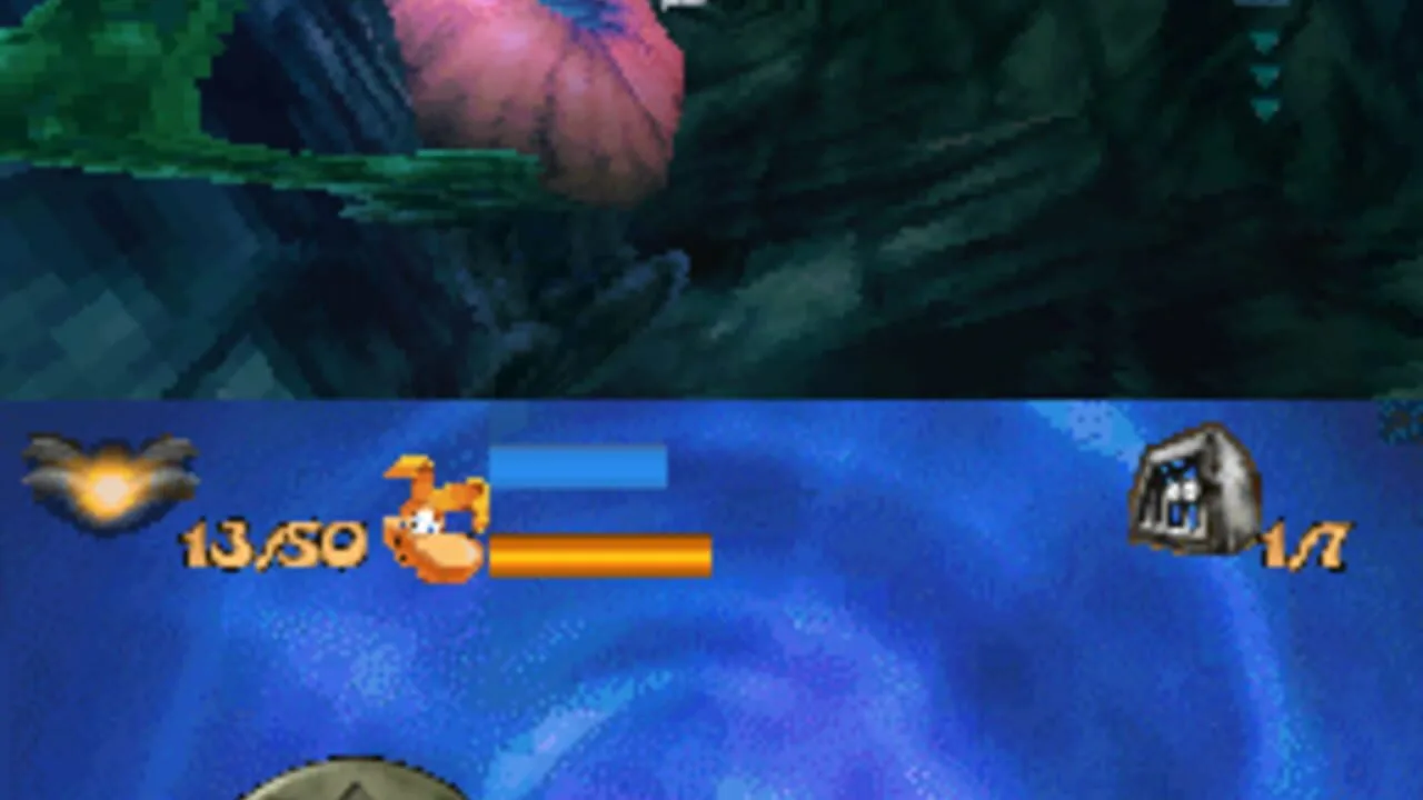 Rayman DS gameplay on Nintendo DS