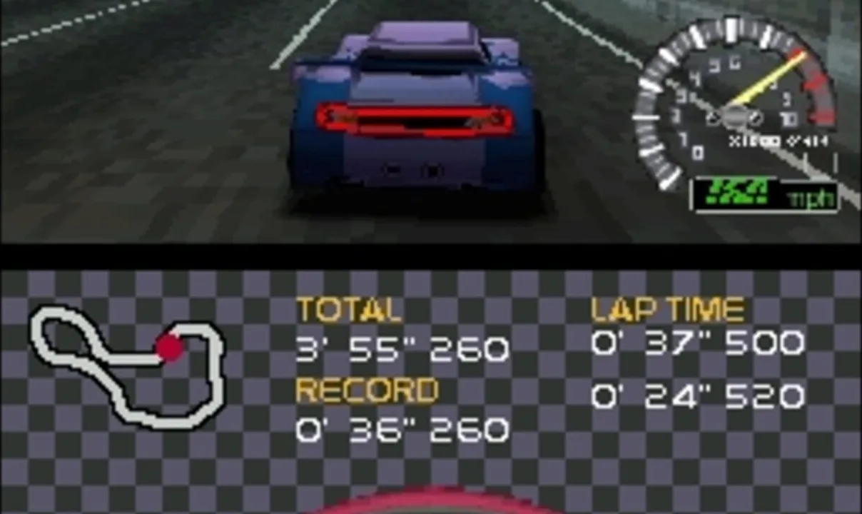 Ridge Racer DS screenshot 1