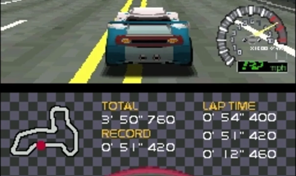 Ridge Racer DS gameplay on Nintendo DS