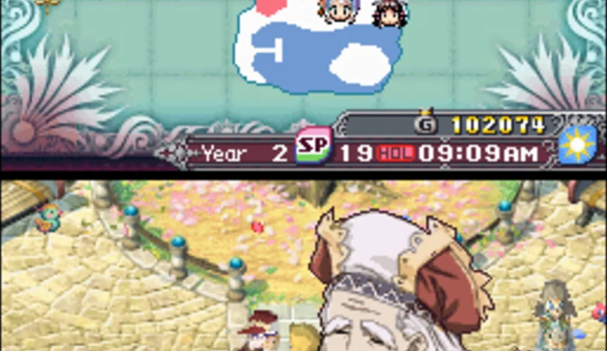 Rune Factory 3 gameplay on Nintendo DS