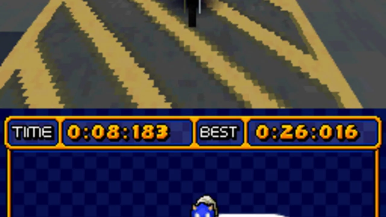 Sonic & Sega All-Stars Racing gameplay on Nintendo DS