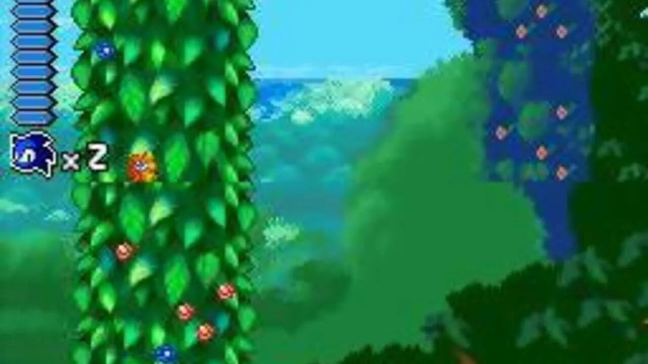 Sonic Rush gameplay on Nintendo DS
