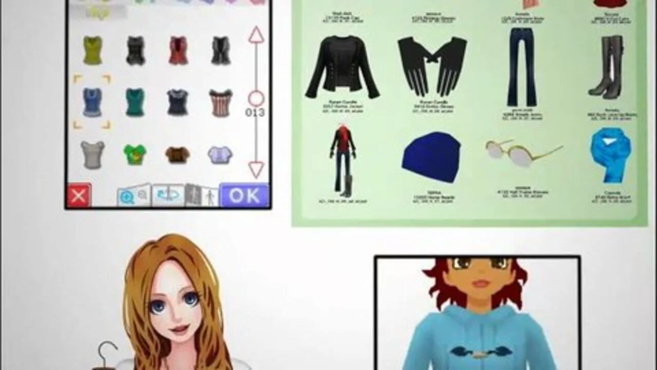 Style Savvy gameplay on Nintendo DS
