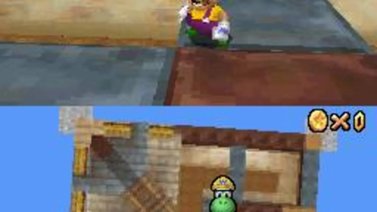 Super Mario 64 DS gameplay on Nintendo DS
