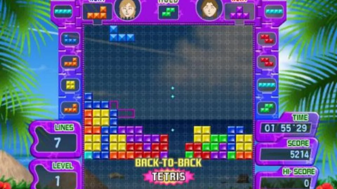Tetris Party Deluxe gameplay on Nintendo DS