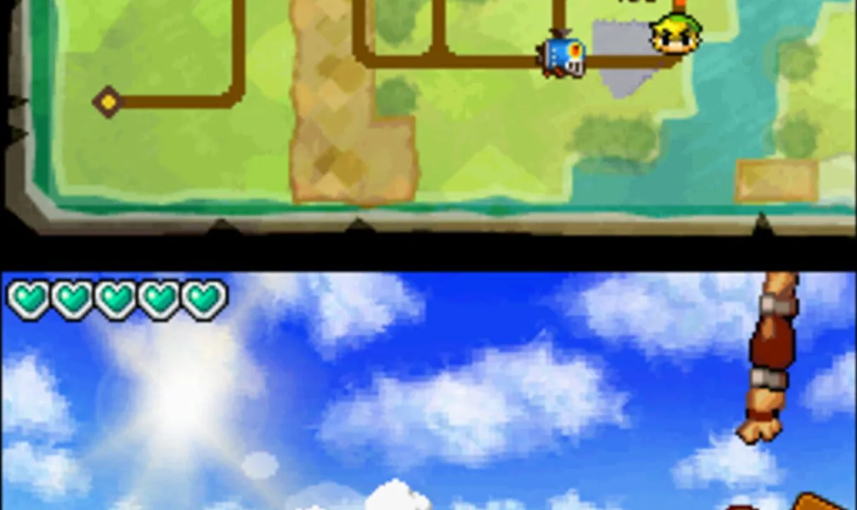 The Legend of Zelda: Spirit Tracks gameplay on Nintendo DS