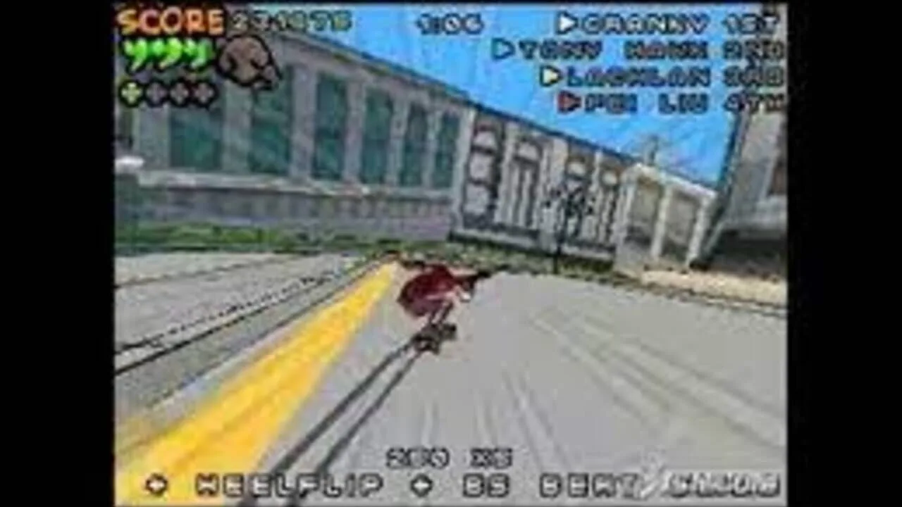 Tony Hawk's Downhill Jam gameplay on Nintendo DS