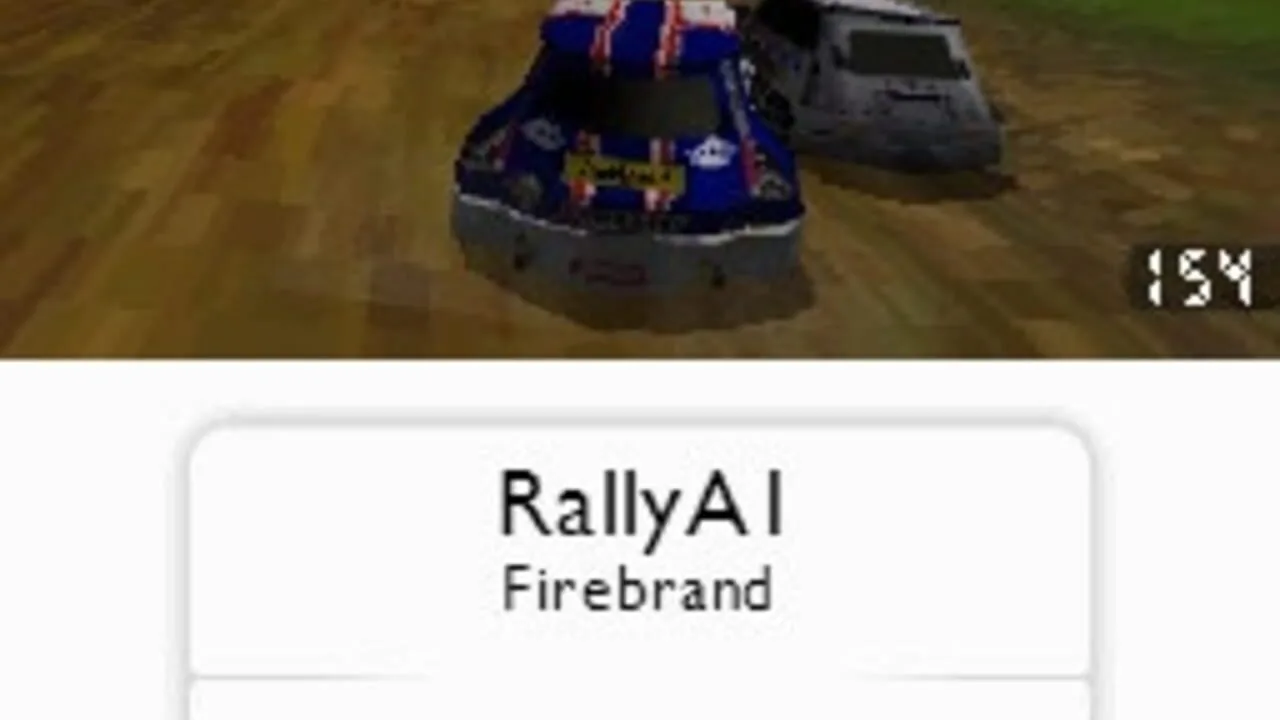 TrackMania DS gameplay on Nintendo DS