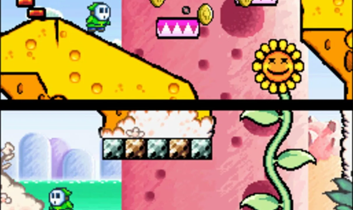 Yoshi's Island DS gameplay on Nintendo DS