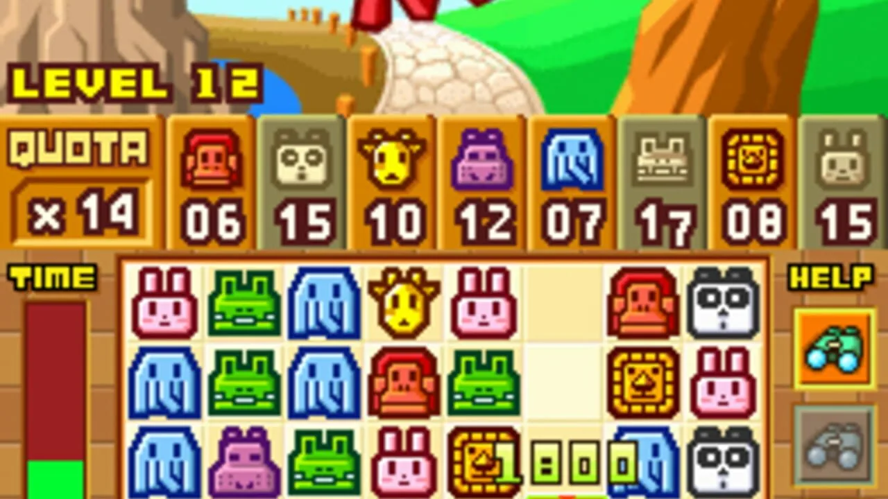 Zoo Keeper gameplay on Nintendo DS