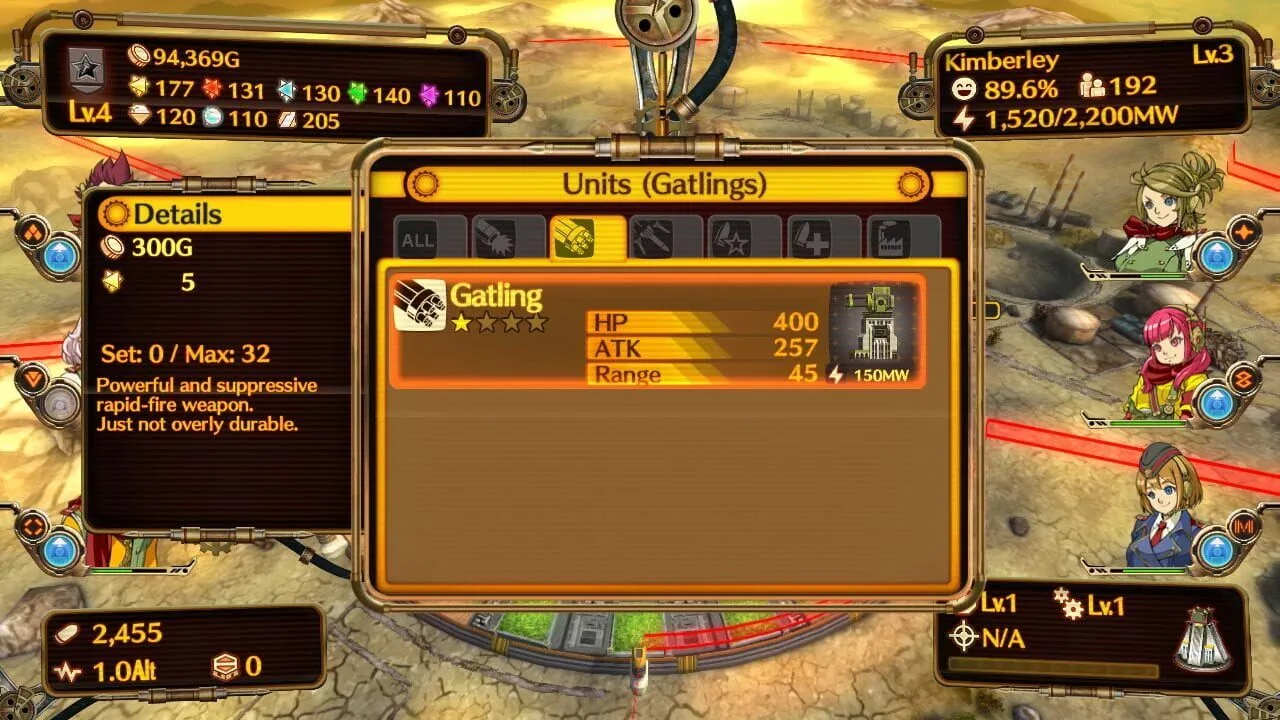 Aegis of Earth: Protonovus Assault gameplay on PlayStation Vita