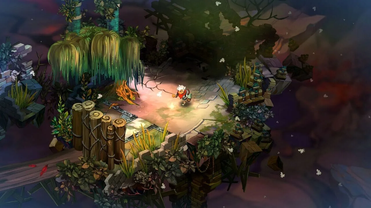 Bastion gameplay on PlayStation Vita