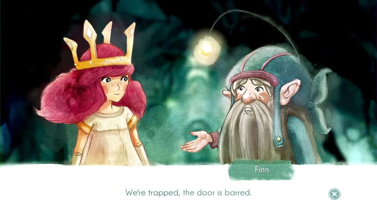 Child of Light gameplay on PlayStation Vita
