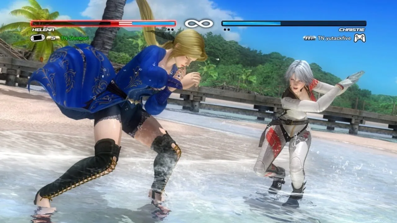 Dead or Alive 5 Plus gameplay on PlayStation Vita