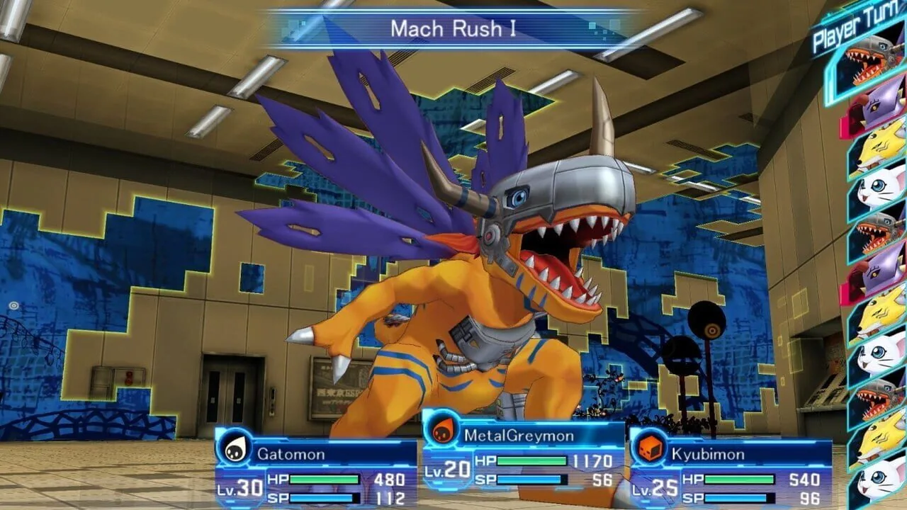 Digimon Story: Cyber Sleuth gameplay on PlayStation Vita