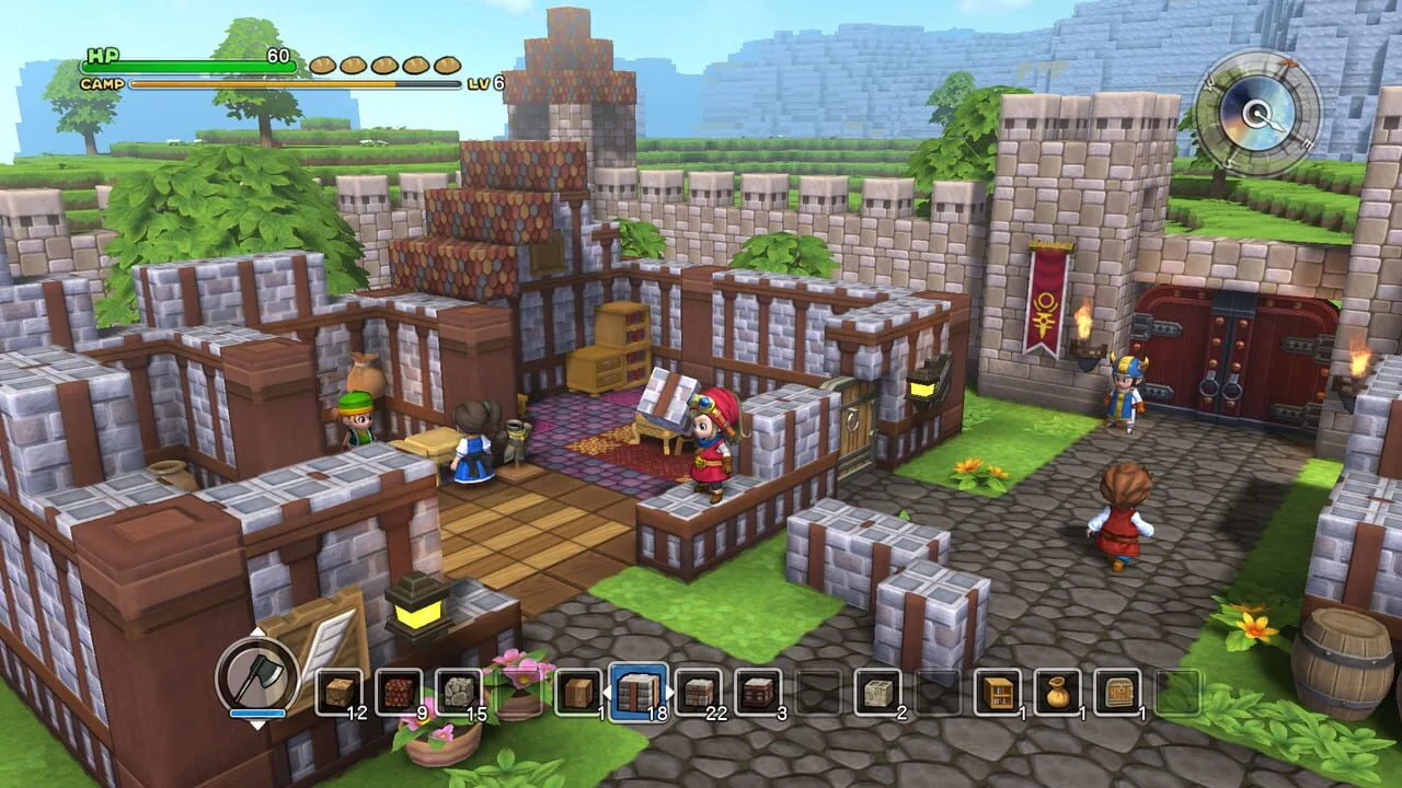 Dragon Quest Builders gameplay on PlayStation Vita