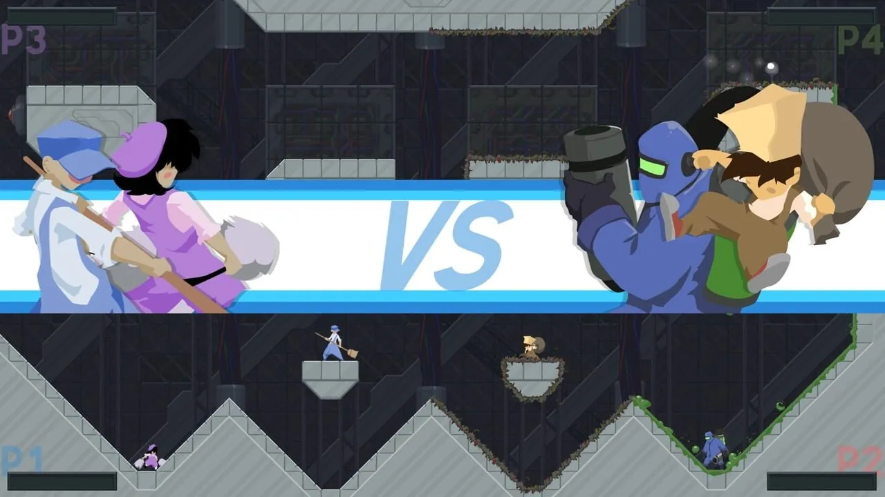 Dustforce gameplay on PlayStation Vita