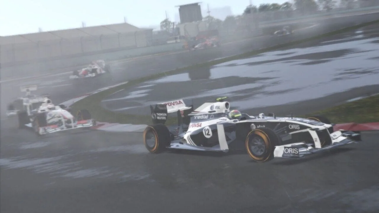 F1 2011 gameplay on PlayStation Vita