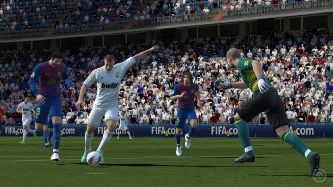 FIFA Soccer gameplay on PlayStation Vita