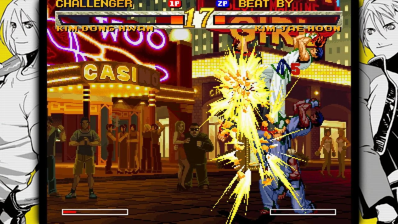 Garou: Mark of the Wolves gameplay on PlayStation Vita