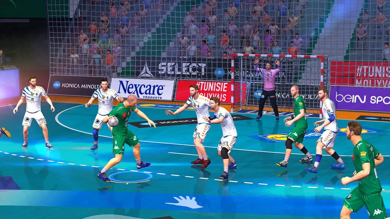 Handball 16 gameplay on PlayStation Vita