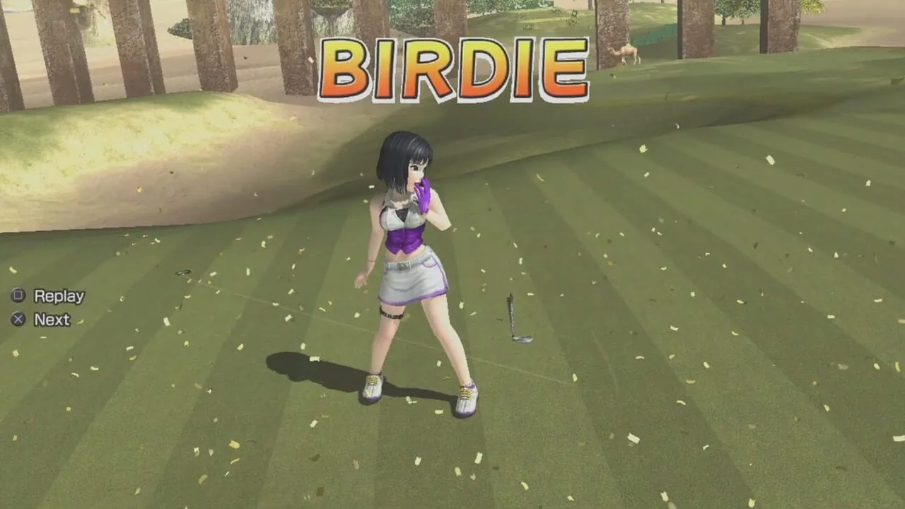 Hot Shots Golf: World Invitational gameplay on PlayStation Vita