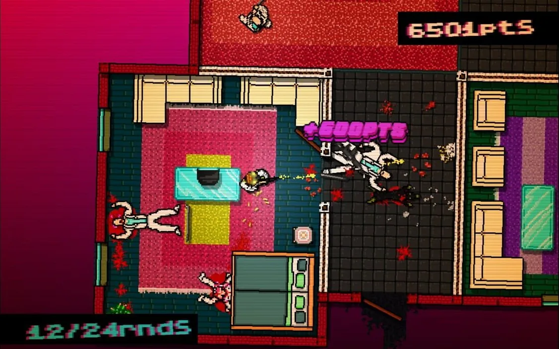 Hotline Miami gameplay on PlayStation Vita