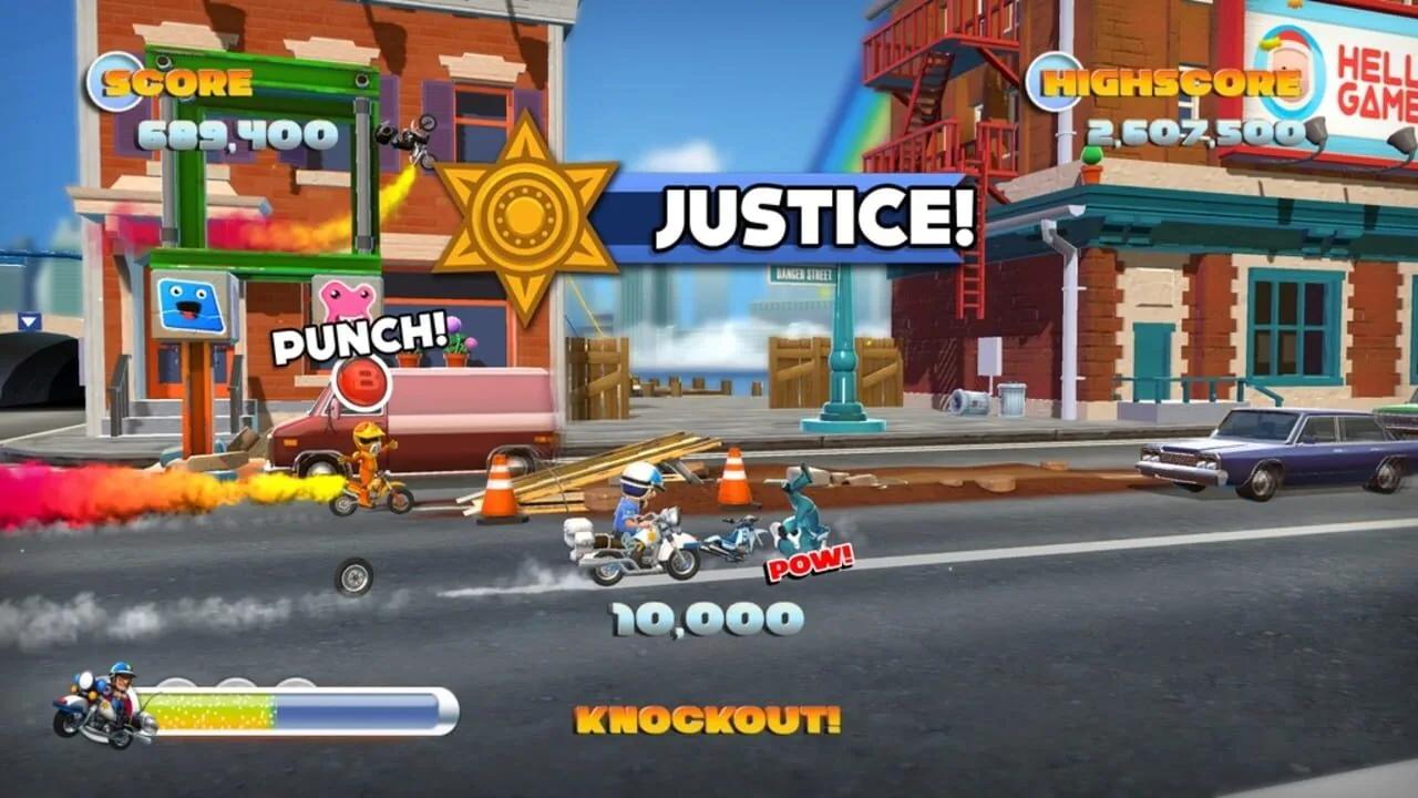 Joe Danger 2: The Movie gameplay on PlayStation Vita