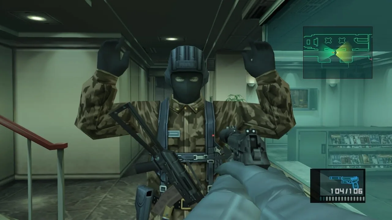 Metal Gear Solid HD Collection gameplay on PlayStation Vita