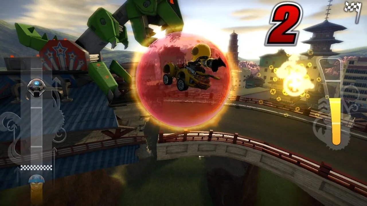 ModNation Racers: Road Trip gameplay on PlayStation Vita