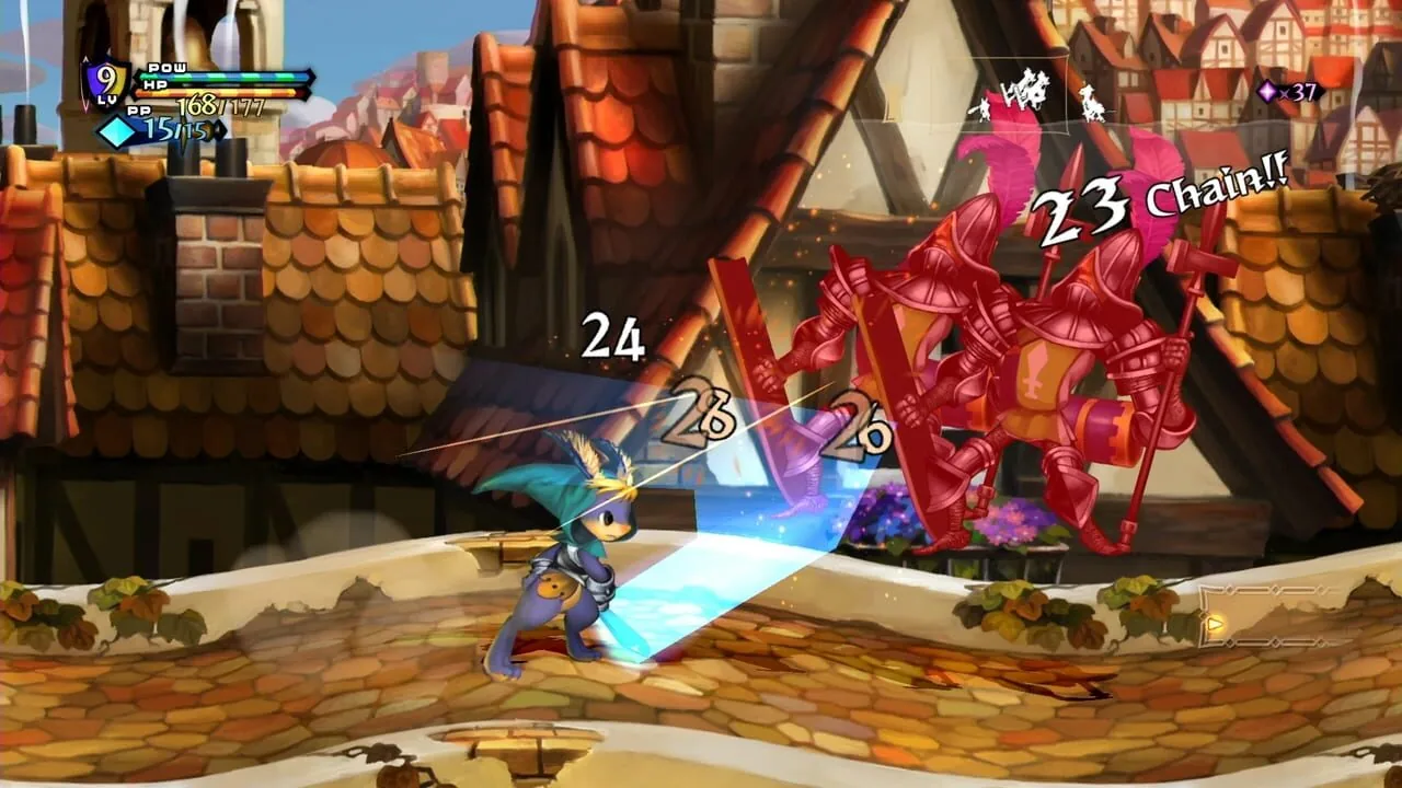 Odin Sphere: Leifthrasir gameplay on PlayStation Vita