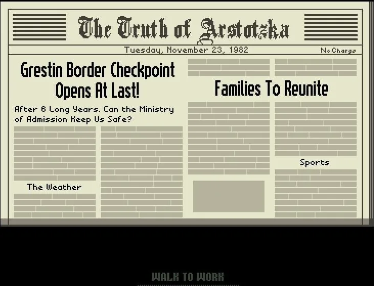 Papers, Please gameplay on PlayStation Vita