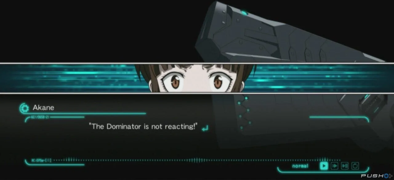 Psycho-Pass: Mandatory Happiness gameplay on PlayStation Vita