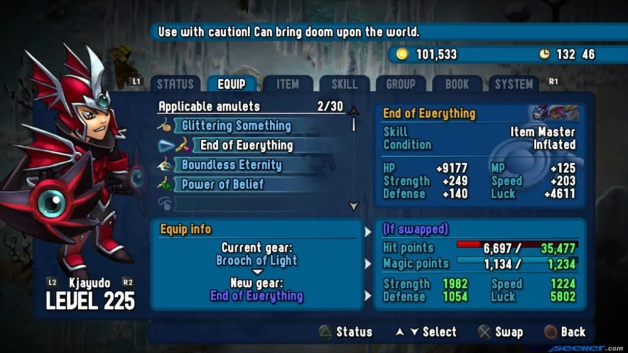 Rainbow Moon gameplay on PlayStation Vita