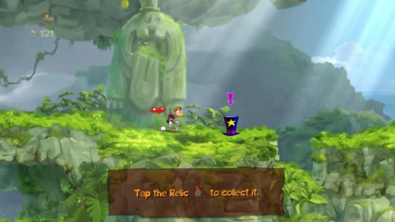 Rayman Origins gameplay on PlayStation Vita