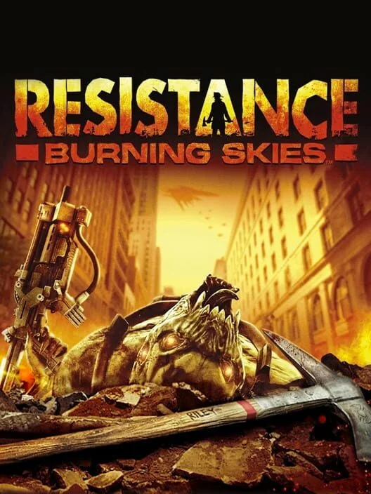 Resistance: Burning Skies box art