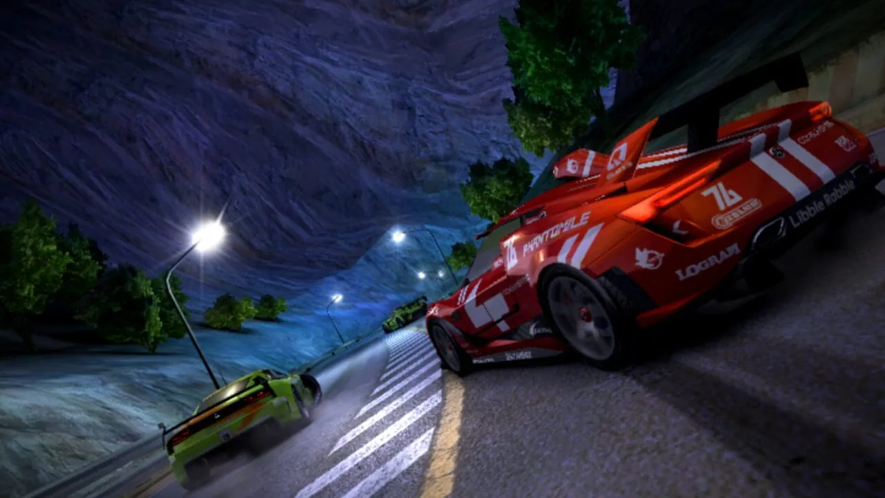 Ridge Racer gameplay on PlayStation Vita
