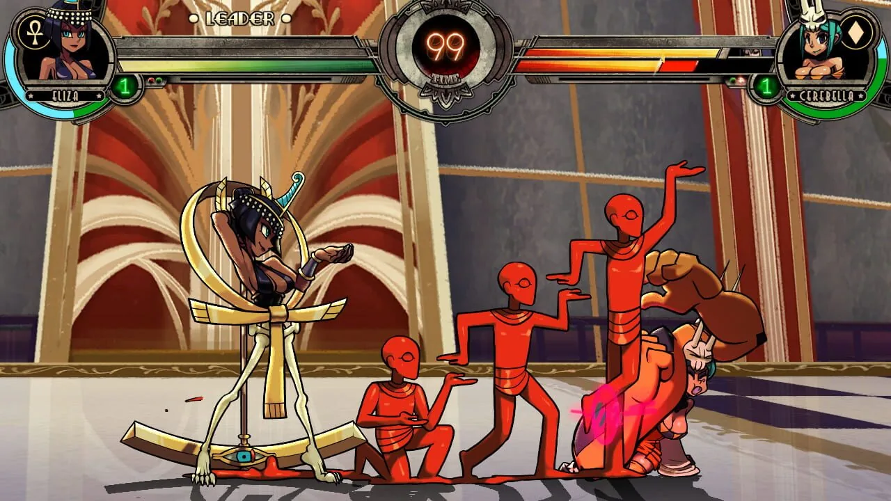 Skullgirls: 2nd Encore gameplay on PlayStation Vita
