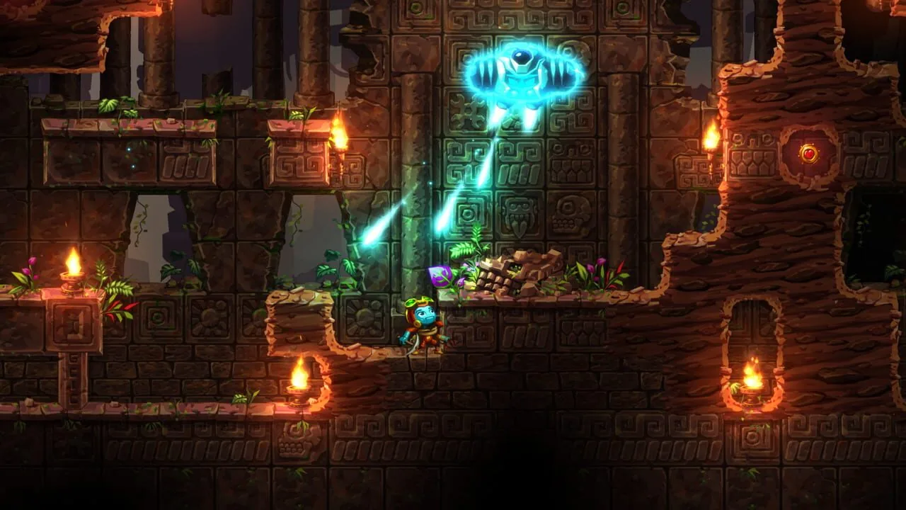 SteamWorld Dig 2 gameplay on PlayStation Vita