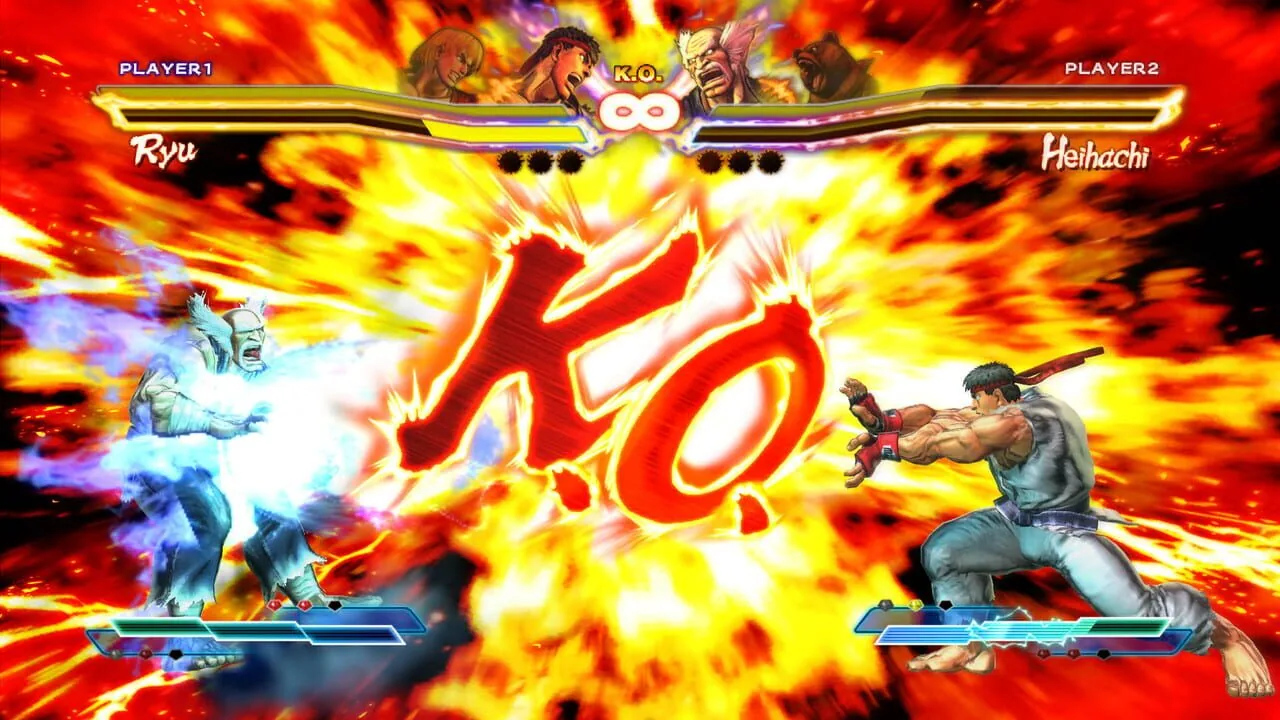 Street Fighter X Tekken gameplay on PlayStation Vita