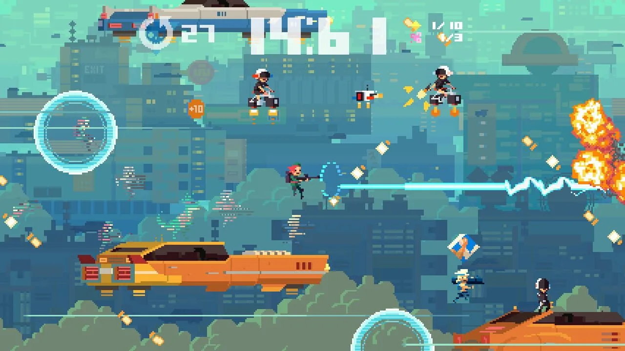 Super Time Force Ultra gameplay on PlayStation Vita