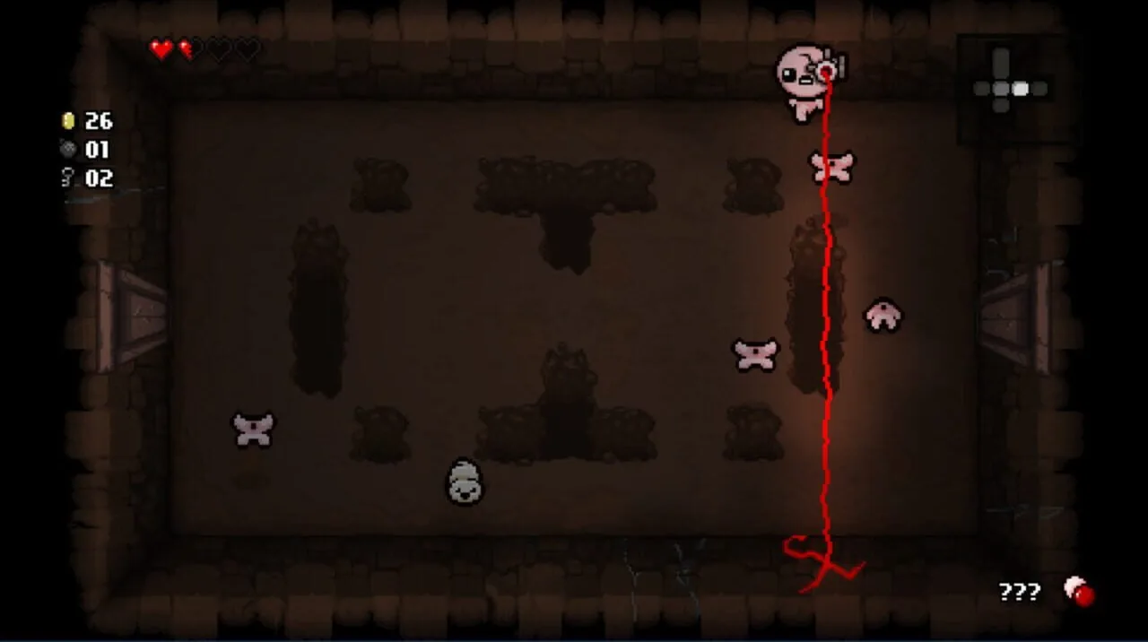 The Binding of Isaac: Rebirth gameplay on PlayStation Vita