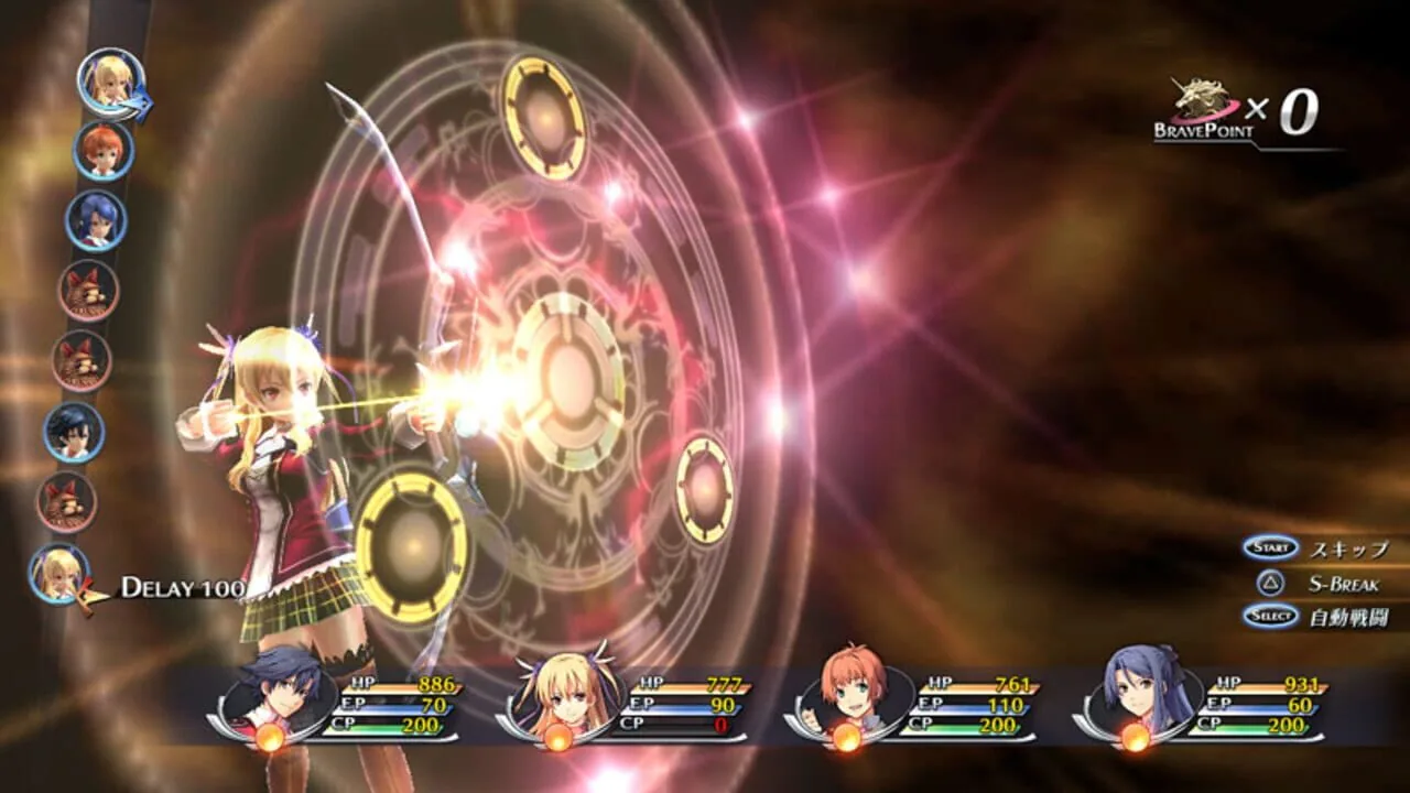 The Legend of Heroes: Trails of Cold Steel gameplay on PlayStation Vita